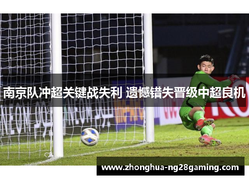 南京队冲超关键战失利 遗憾错失晋级中超良机