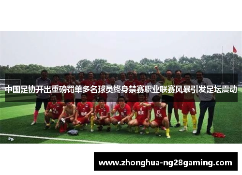 中国足协开出重磅罚单多名球员终身禁赛职业联赛风暴引发足坛震动